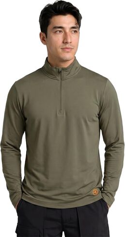 Reel Life Men's Jax Beach - Quarter-Zip Long Sleeve, Sun Shirts for Men, UPF 50+, Quick-Dry, Lightweight UV Shirts for Men in Kuwait