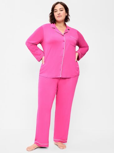 Old Navy Sunday Sleep Knit Jersey Pant Set - Wild Prairie Rose in Kuwait