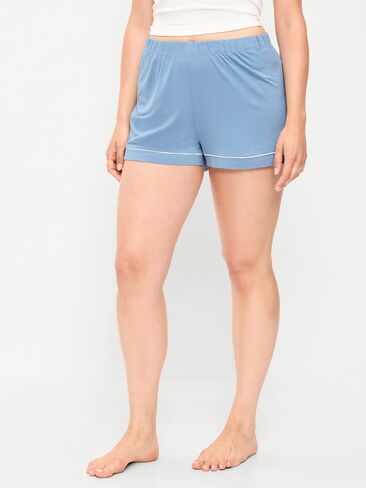 Old Navy Sunday Sleep Knit Jersey Short - Naturalist Blue in Kuwait