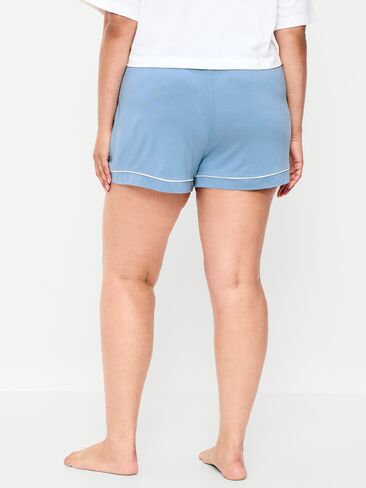 Old Navy Sunday Sleep Knit Jersey Short - Naturalist Blue in Kuwait