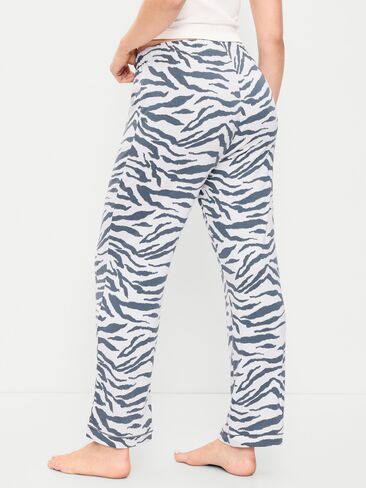 Old Navy Sunday Sleep Knit Jersey Pant - Gray Zebra in Kuwait