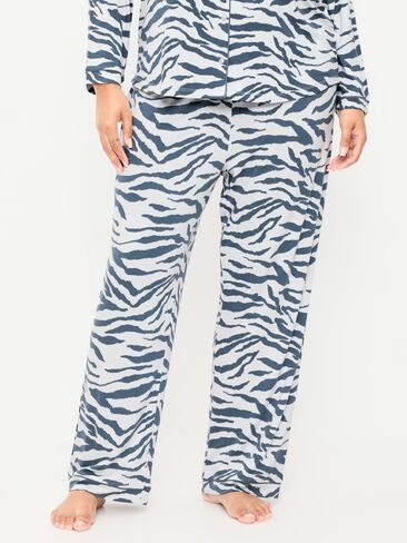 Old Navy Sunday Sleep Knit Jersey Pant - Gray Zebra in Kuwait