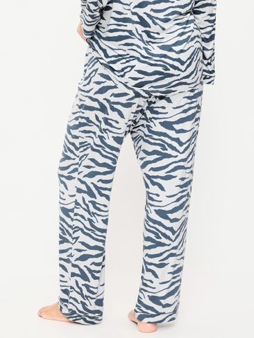 Old Navy Sunday Sleep Knit Jersey Pant - Gray Zebra in Kuwait