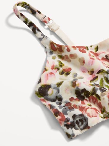Old Navy No-Show Bralette - Red Floral in Kuwait