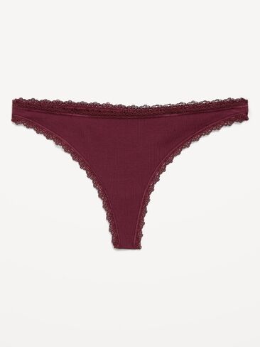 Old Navy Mid-Rise Everday Cotton Thong - Reddy Or Not in Kuwait