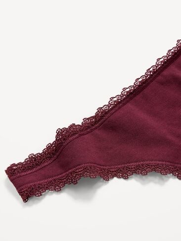 Old Navy Mid-Rise Everday Cotton Thong - Reddy Or Not in Kuwait