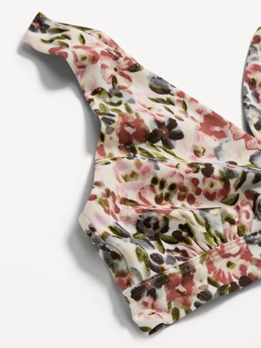 Old Navy No-Show Bralette - Red Floral in Kuwait