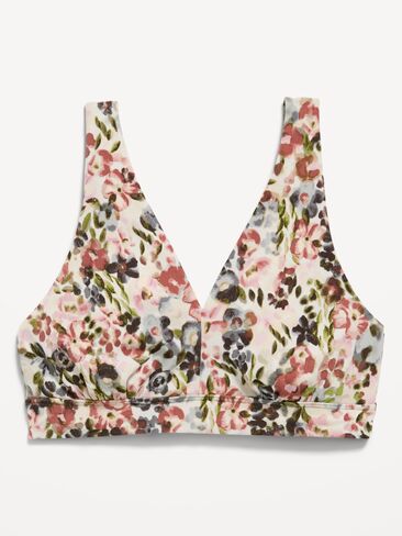 Old Navy No-Show Bralette - Red Floral in Kuwait