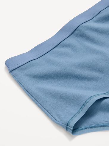 Old Navy High-Waisted Everyday Brief Cotton Underwear - Naturalist Blue in Kuwait