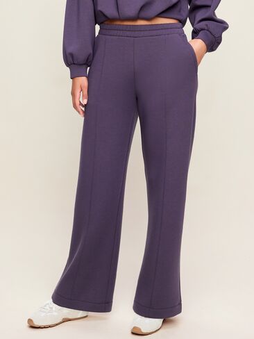Old Navy High-Waisted Bounce Fleece Wide-Leg Sweatpants - Nebula in Kuwait