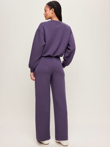 Old Navy High-Waisted Bounce Fleece Wide-Leg Sweatpants - Nebula in Kuwait