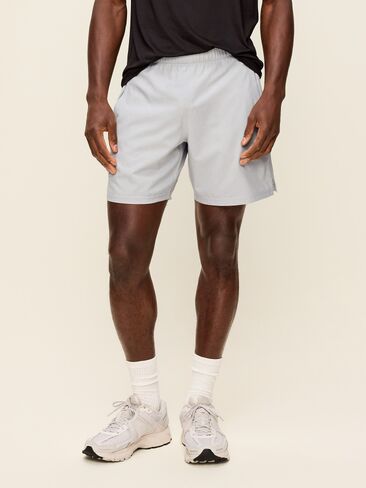 Old Navy Essential Woven Workout Shorts -- 7-inch inseam - Cloud Cover in Kuwait