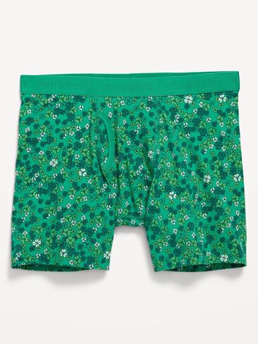 Old Navy Soft-Washed Boxer Briefs -- 6.25-inch inseam - Green Clover in Kuwait