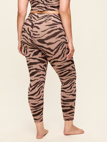 Old Navy High-Waisted StudioSmooth 7/8 Leggings - Brown Animal in Kuwait
