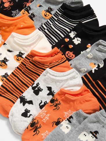 Old Navy Ankle Socks 12-Pack For Women - Halloween Icons in Kuwait