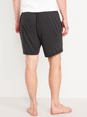Old Navy Jersey Pajama Shorts for Men - Black Jack in Kuwait