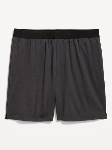Old Navy Jersey Pajama Shorts for Men - Black Jack in Kuwait