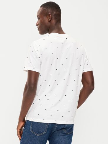 Old Navy Crew-Neck T-Shirt - White Bear in Kuwait