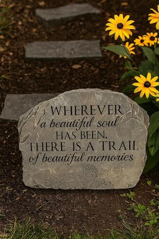 Carson "Beautiful Soul" Garden Stone in Saudi Arabia