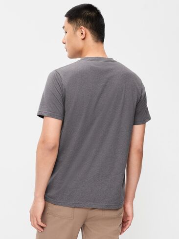 Old Navy Crew-Neck T-Shirt - Dark Sea Blue Heather in Kuwait
