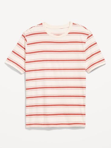 Old Navy Crew-Neck Striped T-Shirt - Candy Cane Red in Kuwait