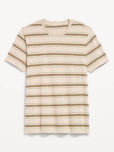 Old Navy Crew-Neck Striped T-Shirt - Soil Stripe in Kuwait