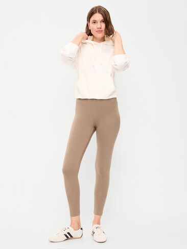 Old Navy High-Waisted Jersey Fashion Layering Leggings - Sedimentary in Kuwait