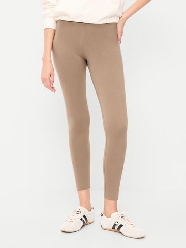 Old Navy High-Waisted Jersey Fashion Layering Leggings - Sedimentary in Kuwait