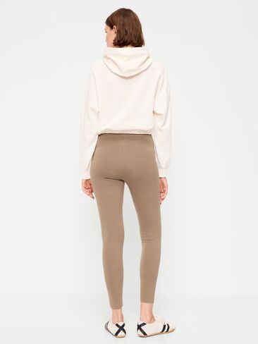 Old Navy High-Waisted Jersey Fashion Layering Leggings - Sedimentary in Kuwait