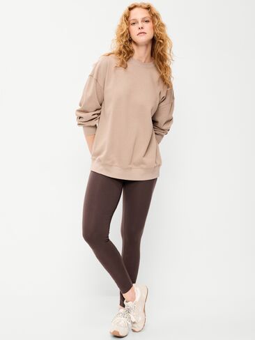 Old Navy High-Waisted Jersey Fashion Layering Leggings - Black Coffee in Kuwait