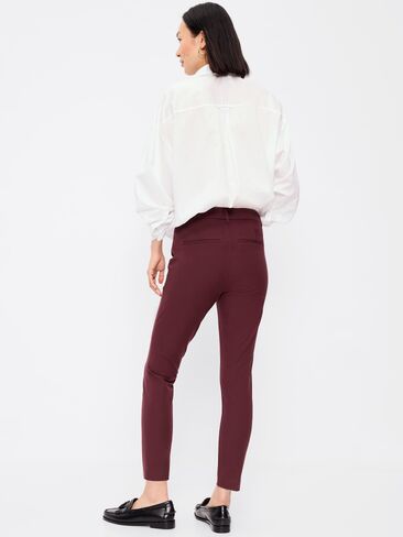 Old Navy High-Waisted Pixie Skinny Ankle Pants - Red Raisin in Kuwait