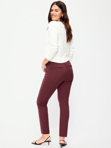 Old Navy High-Waisted Pixie Skinny Ankle Pants - Red Raisin in Kuwait