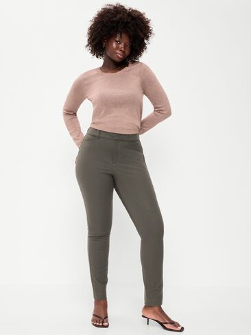 Old Navy High-Waisted Pixie Skinny Ankle Pants - Forest Tapestry in Kuwait