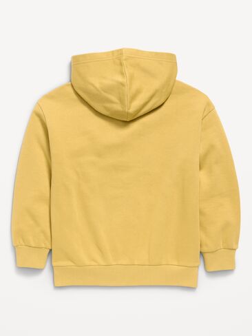 Old Navy Oversized Zip Hoodie for Boys - Cornhusk in Kuwait