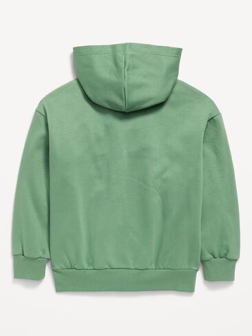 Old Navy Oversized Zip Hoodie for Boys - Evergreen Shade in Kuwait