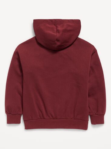 Old Navy Favorite Fleece Oversized Pullover Hoodie for Boys - Clove in Kuwait