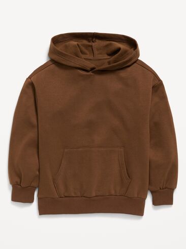 Old Navy Favorite Fleece Oversized Pullover Hoodie for Boys - Dark Walnut in Kuwait