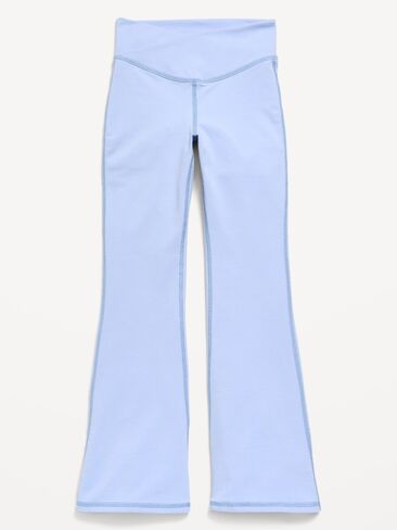 Old Navy High-Waisted PowerChill Crossover Flared Leggings for Girls - Periblue in Kuwait