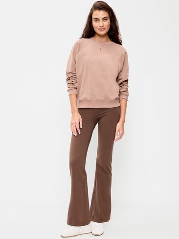 Old Navy High-Waisted Fashion Flare Leggings - Peppercorn in Kuwait