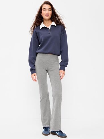 Old Navy High-Waisted Fashion Flare Leggings - Classic Gray in Kuwait