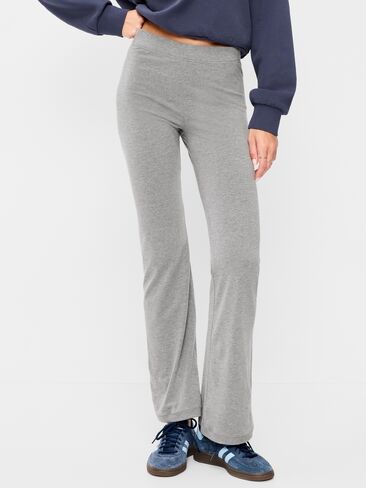 Old Navy High-Waisted Fashion Flare Leggings - Classic Gray in Kuwait