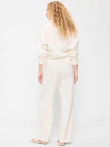 Old Navy High-Waisted SoComfy Wide-Leg Sweatpants - Sea Salt in Kuwait