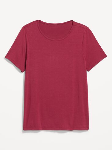 Old Navy Luxe Crew-Neck T-Shirt - Red Velvet in Kuwait