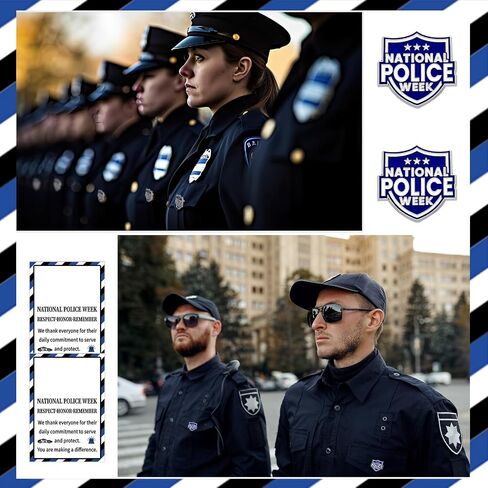 50 مجموعة من هدايا يوم تقدير إنفاذ القانون تكريمًا للرجال والنساء في مجال إنفاذ القانون شارات تذكارية ودبابيس هدايا ضابط الإصلاحيات in Kuwait