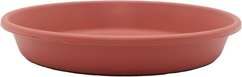 The HC Companies 6 Inch Round Plastic Classic Plant Saucer - Indoor Outdoor Plant Trays for Pots - 6.75"x6.75"x1.13" Black (Pack of 2) in Saudi Arabia