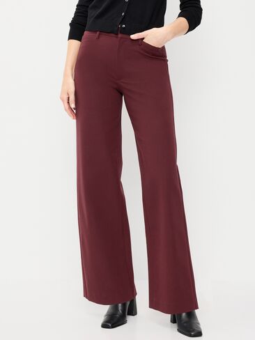 Old Navy High-Waisted Pixie Super Wide-Leg Pants - Raisin Arizona in Kuwait