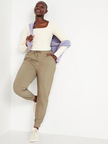 Old Navy High-Waisted SleekTech Joggers - BIRCH LEAF in Kuwait