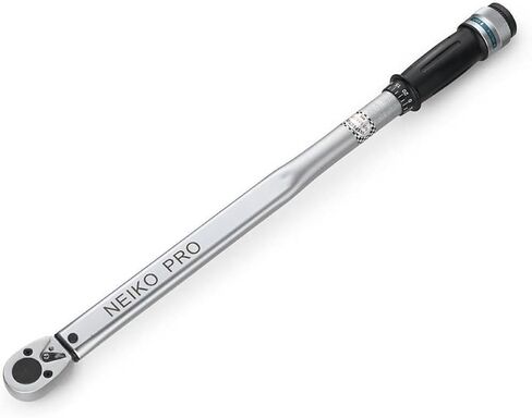 Neiko PRO 03711B 3/4" Torque Wrench, 3/4" Drive SAE, 50-300 Ft-Lb, 34" Length, Adjustable Click Torque Wrench, Chrome Vanadium Cr-V Steel in Saudi Arabia
