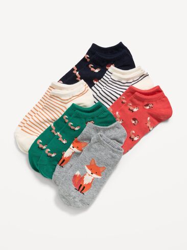Old Navy Ankle Socks 6-Pack for Women - Fox in Kuwait