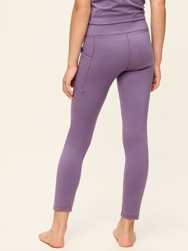 Old Navy High-Waisted StudioSmooth 7/8 Leggings for Girls - Story Dust in Kuwait
